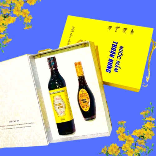 Hộp quà Nước Mắm Thuận Hưng 60 đạm (vàng)