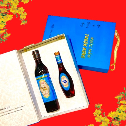 Hộp quà Nước Mắm Thuận Hưng 35 đạm (xanh)