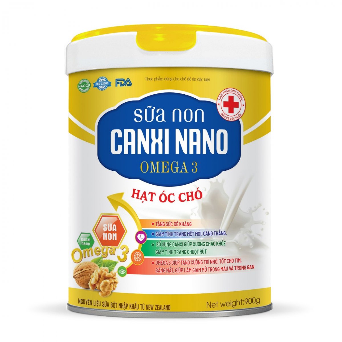 Sữa Non Canxi Nano OMEGA 3 Hạt Óc Chó