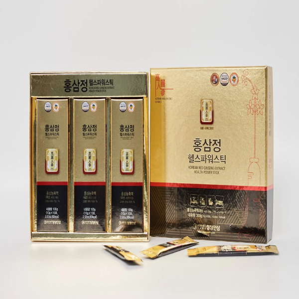 Tinh Chất Hồng Sâm Pha Sẵn Cao Cấp (Korean Red Ginseng Extract Health Power Stick) 10ml x 30 gói