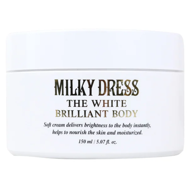 Milky Dress - Sữa dưỡng thể làm trắng và làm săn chắc.- The White Brilliant Body(150ML)