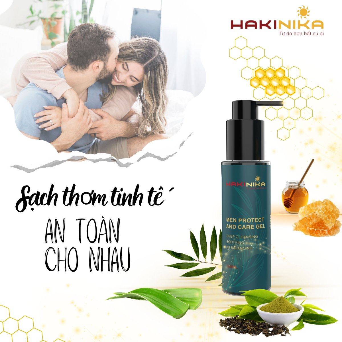 Dung dịch vệ sinh nam chiết xuất thiên nhiên HAKINIKA