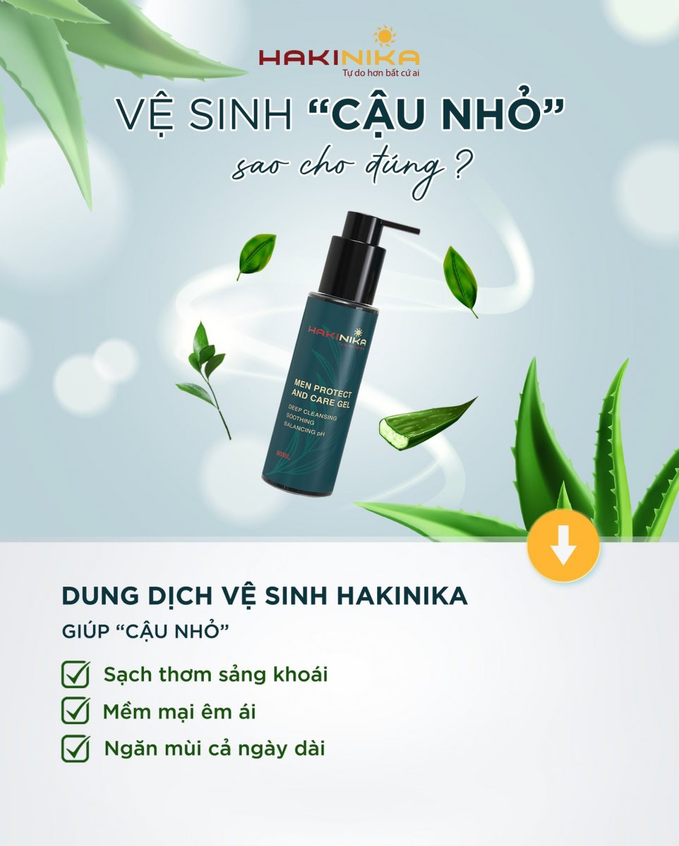 Dung dịch vệ sinh nam chiết xuất thiên nhiên HAKINIKA
