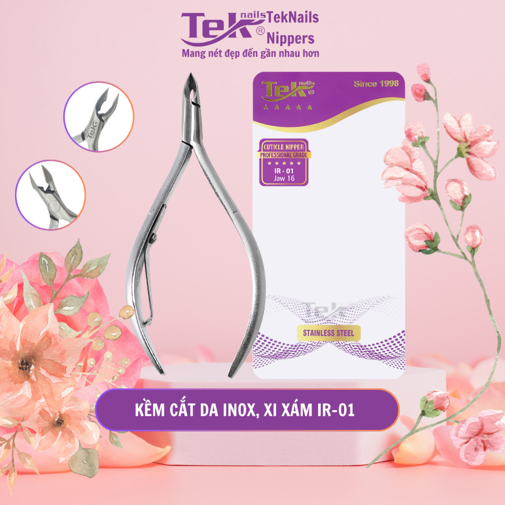 Kềm Cắt Da Teknails IR-01 (Jaw 16)