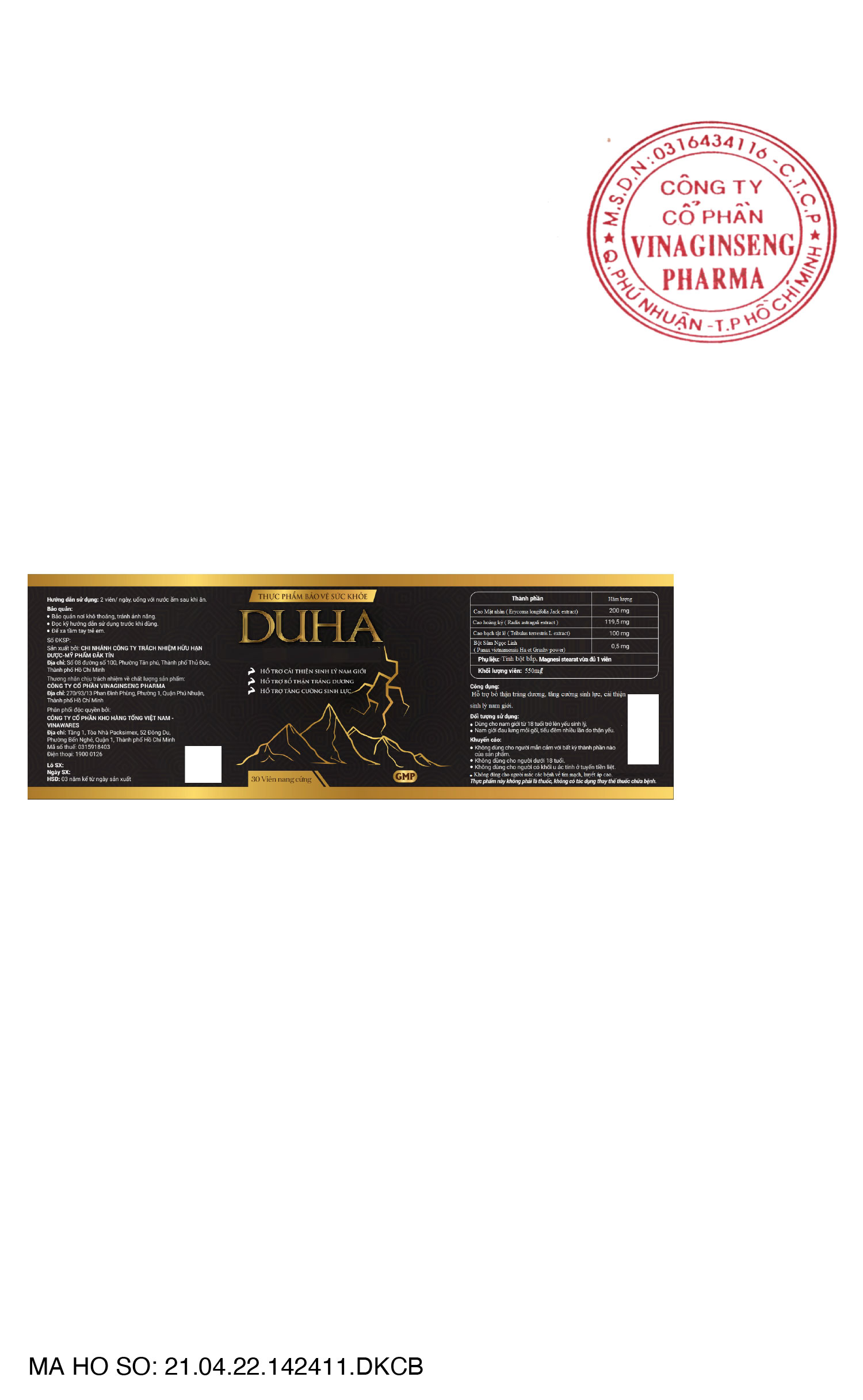 thực phẩm bảo vệ sức khỏe duha